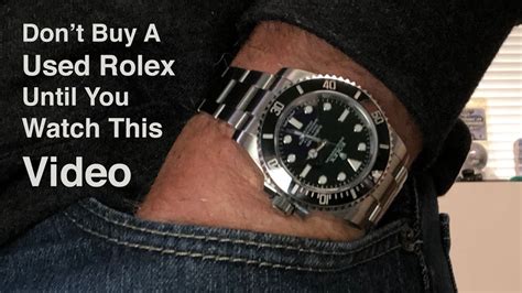 what to ask when buying a used rolex